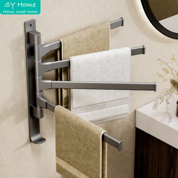 Bathroom Towel Rack Rotatable
