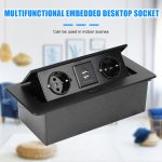 USB Charging Desktop Socket Table