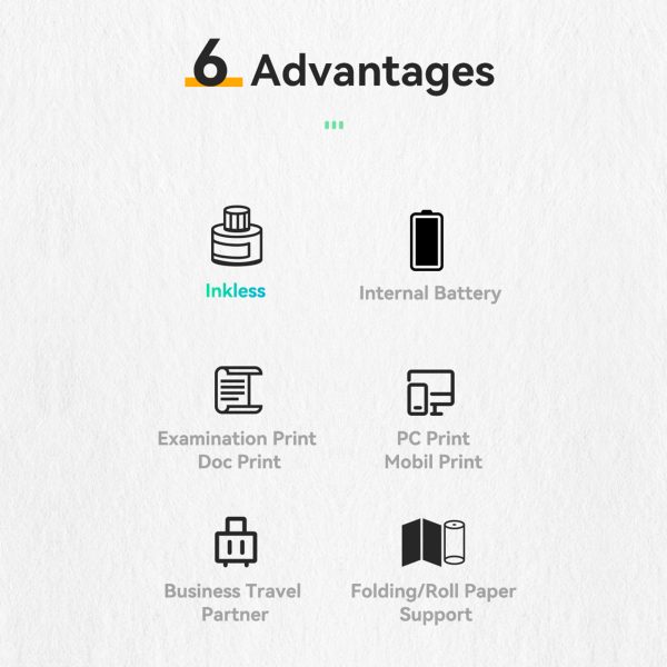Paper Printer Portable USB - Image 3