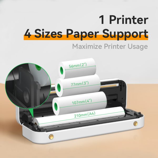 Paper Printer Portable USB - Image 4