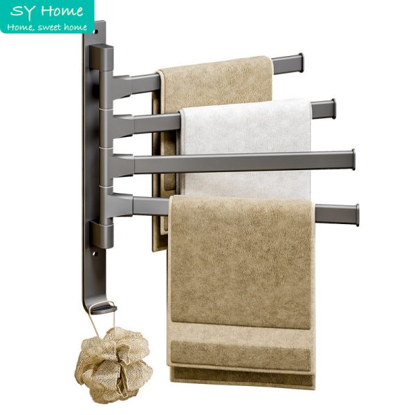 Bathroom Towel Rack Rotatable - Image 2