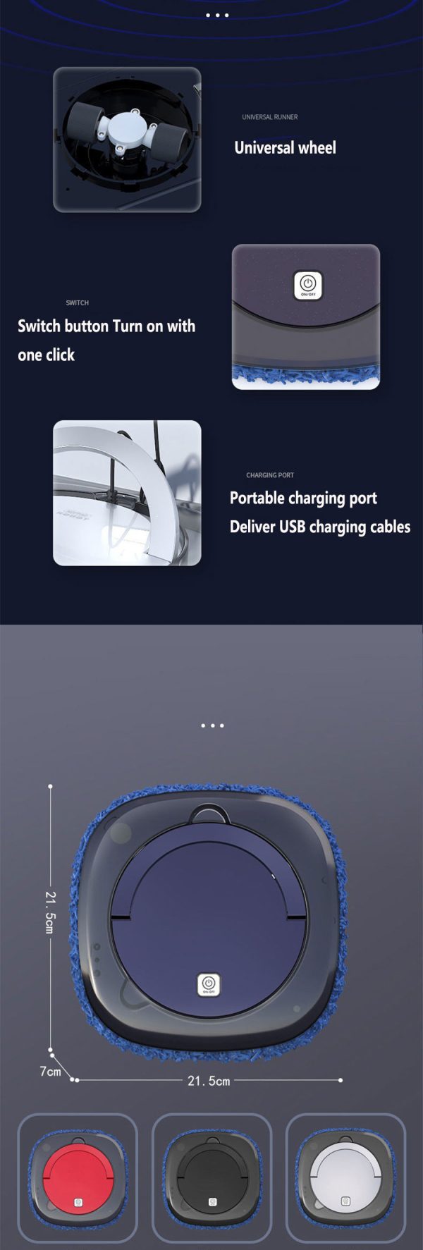 New Xiaomi Smart Vacuum Cleaner Robot USB Wireless - Image 11