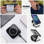 Portable 3 in 1 Foldable Wireless Charger - Image 2