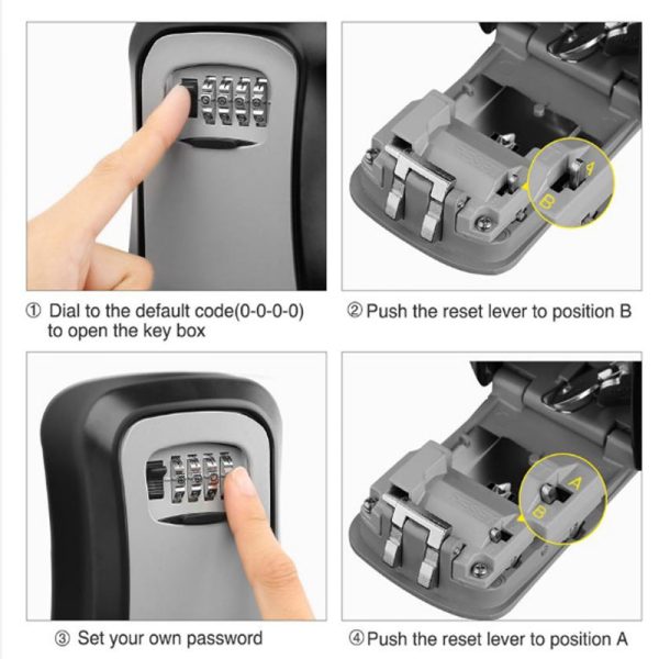 Weatherproof Wall-mounted Key Safe - Image 6