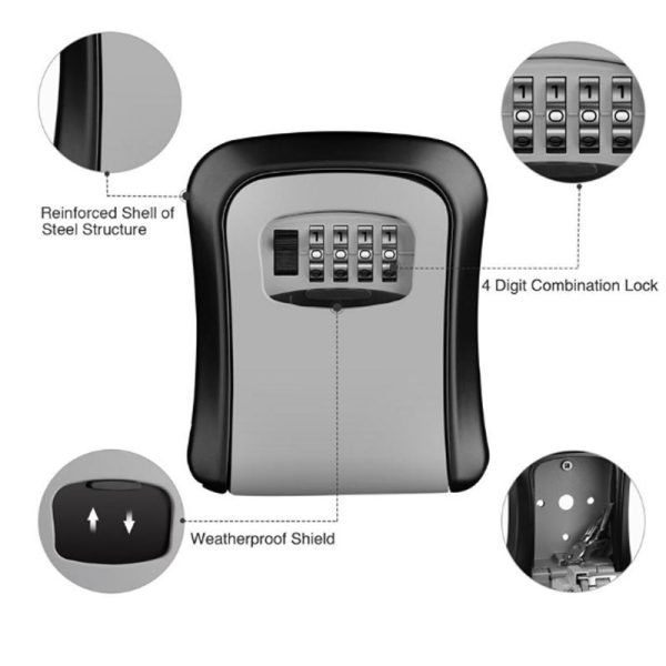 Weatherproof Wall-mounted Key Safe - Image 4
