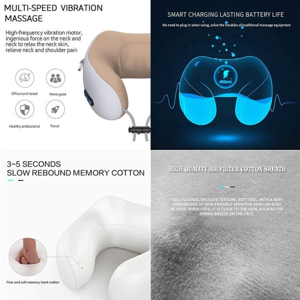 Multifunctional U-shaped Pillow Massage - Image 7